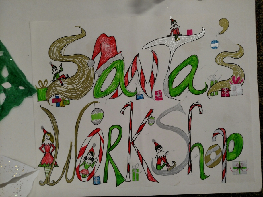 Finished Christmas poster 